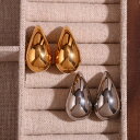 【クーポン利用で4620円】 ピアス ステンレス ゴールド ドロップ フルーツ ポール ナシ 果物 レディース 2024 デザイナー ボールド 立体的 梨(4)