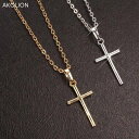 【送料無料】 ホット シルバー カラー クロス 十字架 ネックレス おしゃれ 大人 ペンダント シンプル スタイル レディース 女性