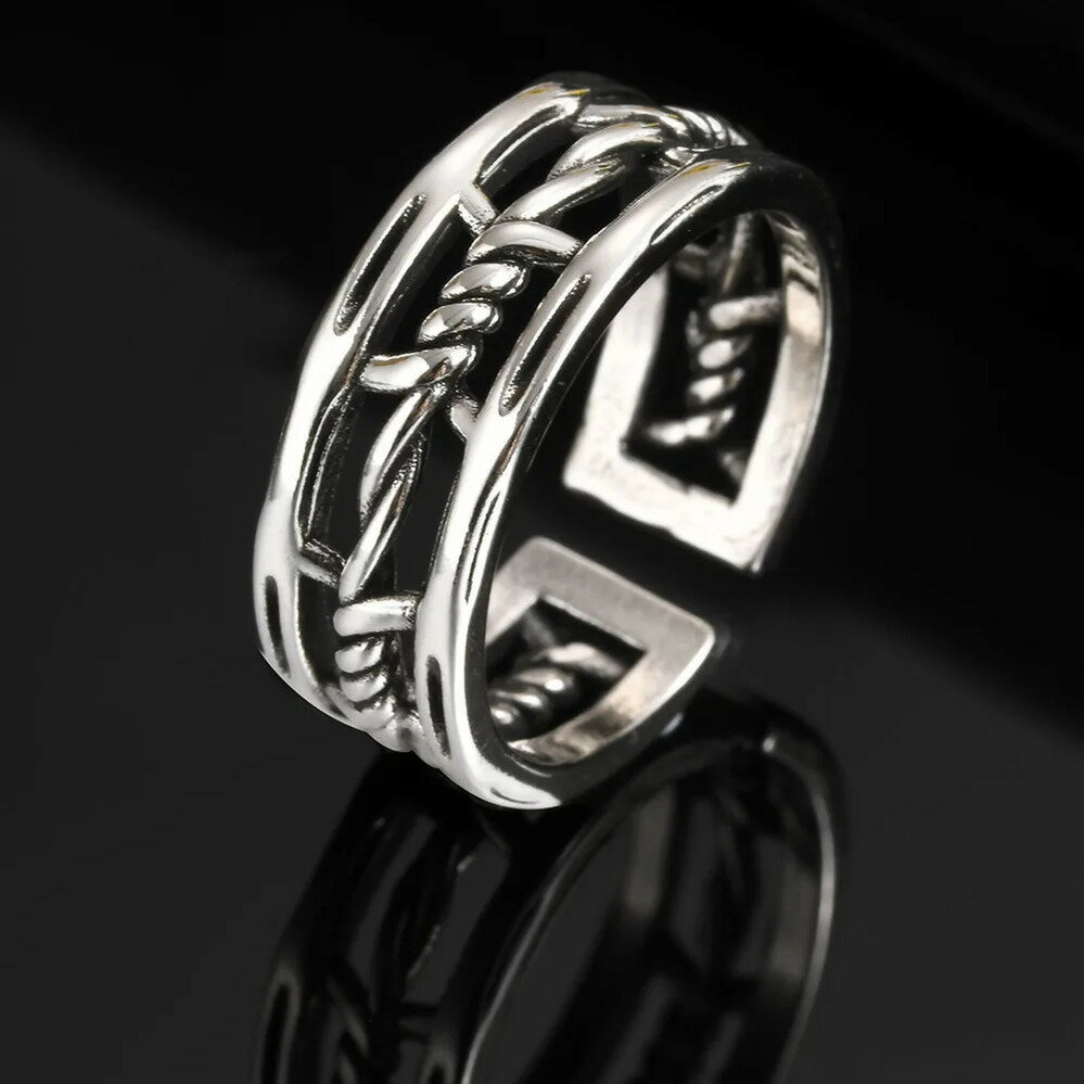 【クーポン利用で2790円】 指輪 リング シルバー スダチ メタル メンズ ゴシック とげ ボーイズたち ツ..