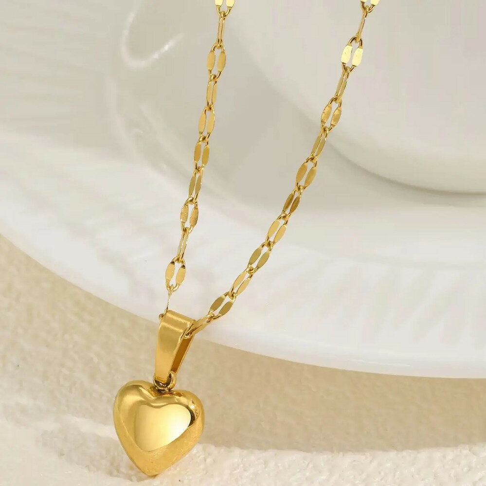 【送料無料】 チョーカー ペンダント ネックレス ステンレス チェーン スイーツ ハート お菓子 レディース スイート ロマンチック スチール リップ 調整可能...