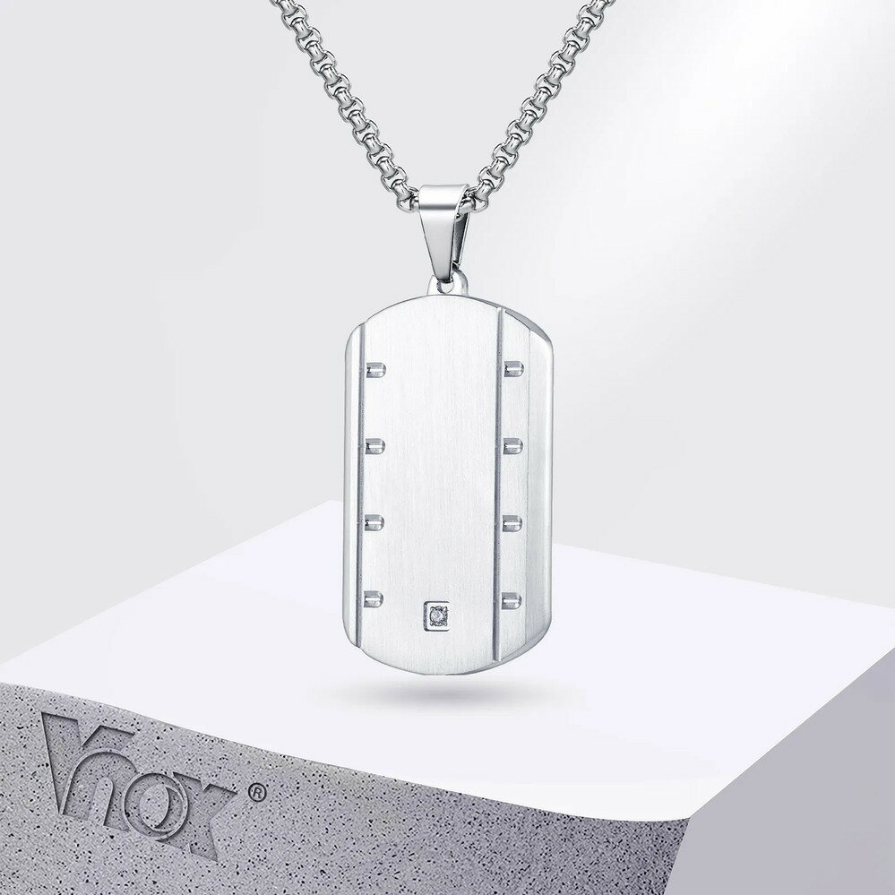 【送料無料】 ペンダント ネックレス 動物 アニマル ステンレス イヌ タグ メンズ クール 溝付き ドッ..