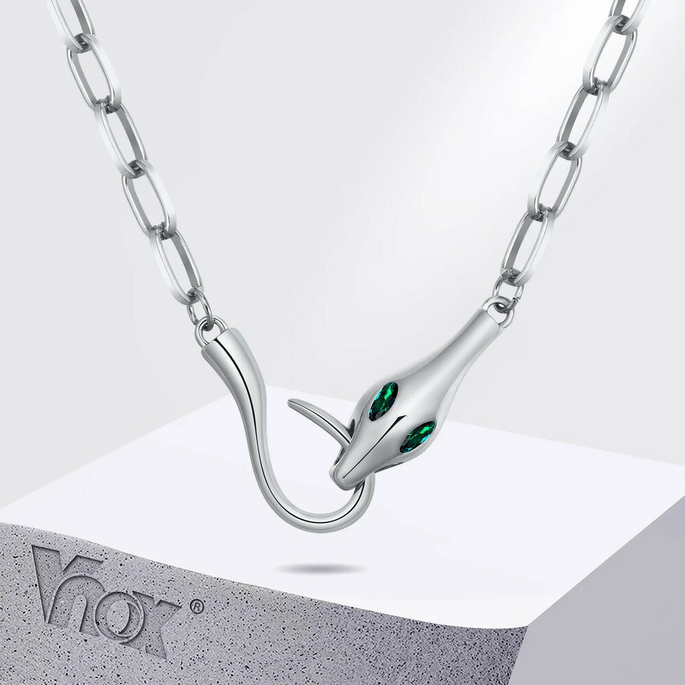 【送料無料】 チョーカー ペンダント 指輪 リング ネックレス 動物 アニマル 緑 グリーン ジルコニア オバール チェーン ピック ポール レディース 蛇 ス...