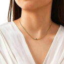 【クーポン利用で3760円】 チョーカー ペンダント ネックレス ステンレス チェーン ラウンド ストーン シンプル メンズ レディース スチール 鎖骨 襟 ス...