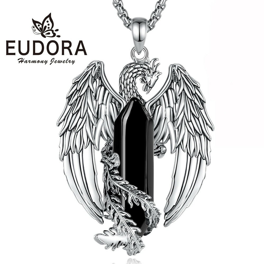 【送料無料】 ペンダント ネックレス 動物 アニマル クリスタル ストーン 六角形 ハート リング 鳥 メ..