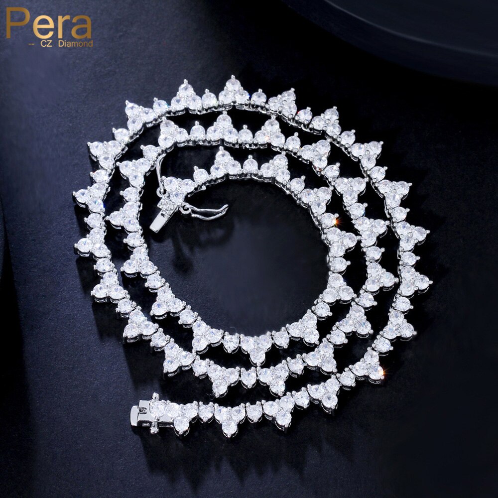 【送料無料】 チョーカー ネックレス 白 ホワイト クリスタル シルバー チェーン レディース 女性 キラキラ 氷 アイス アウト CZ 鎖骨 プレート ジュエ...