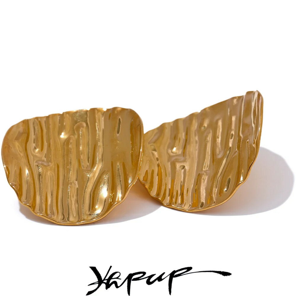 【クーポン利用で4500円】 ピアス ステンレス ラウンド ピック メタル レディース 幾何学 スタッド ステートメント 防水 スチール ファッション ビッグ 魅力的 気質 ジュエリー