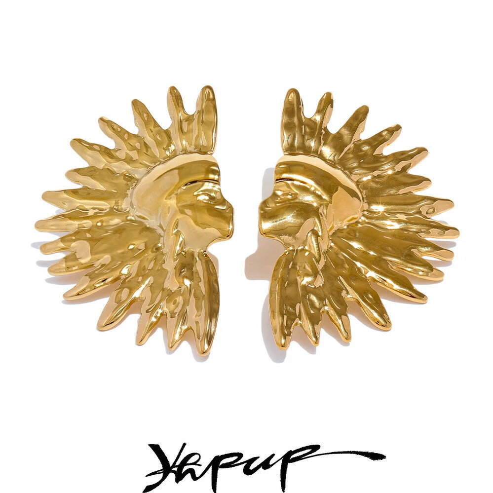 【クーポン利用で4620円】 チャーム ピアス ステンレス ボート メタル レディース マヤ スタイリッシュ..