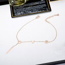 【クーポン利用で4690円】 アンクレット ステンレス ゴールド チェーン LOVE レディース ファッション ローズ エレガント Love レター チャーム ...
