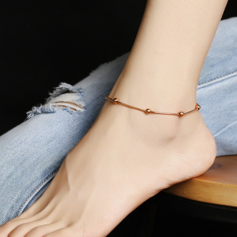 【送料無料】 アンクレット 動物 アニマル ステンレス ゴールド シルバー チェーン レディース ファッション ローズ カラー 蛇 スネイク ヘビ ガール 誕生...