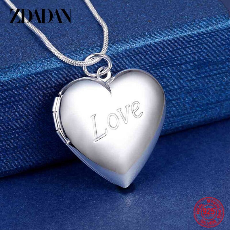 【送料無料】 ネックレス シルバー チェーン ハート リング レディース 女性 新しい 925 スターリング チャーム シェイプ フレーム ファッション 結婚式...