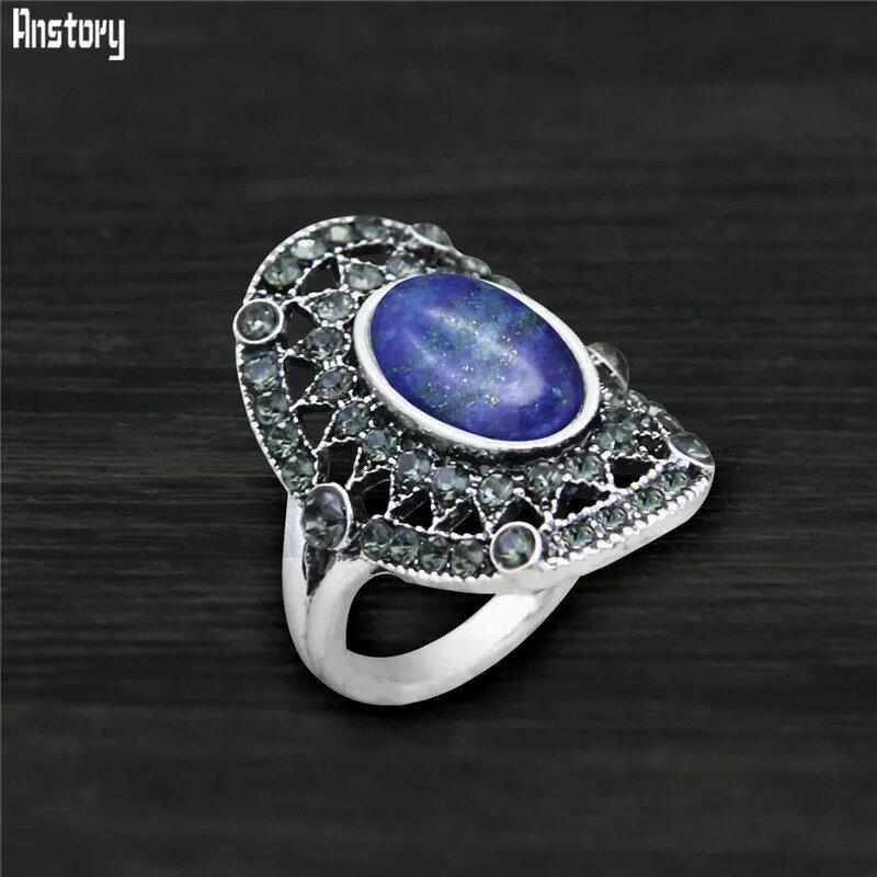 【送料無料】 指輪 リング ラインストーン ビンテージ シルバー フラワー レディース ナチュラル ラピ..