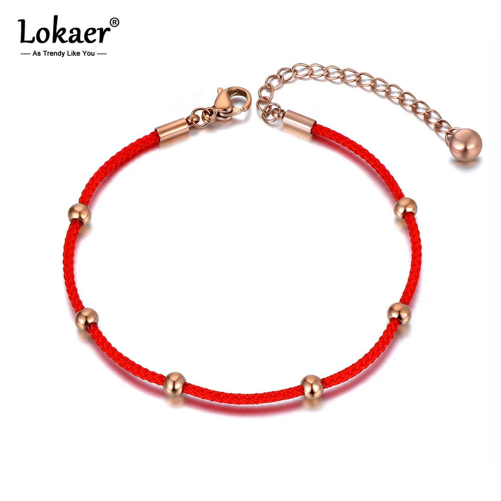 【送料無料】 ブレスレット ステンレス 赤 レッド ロープ 中国 レディース エスニック スチール 手織り