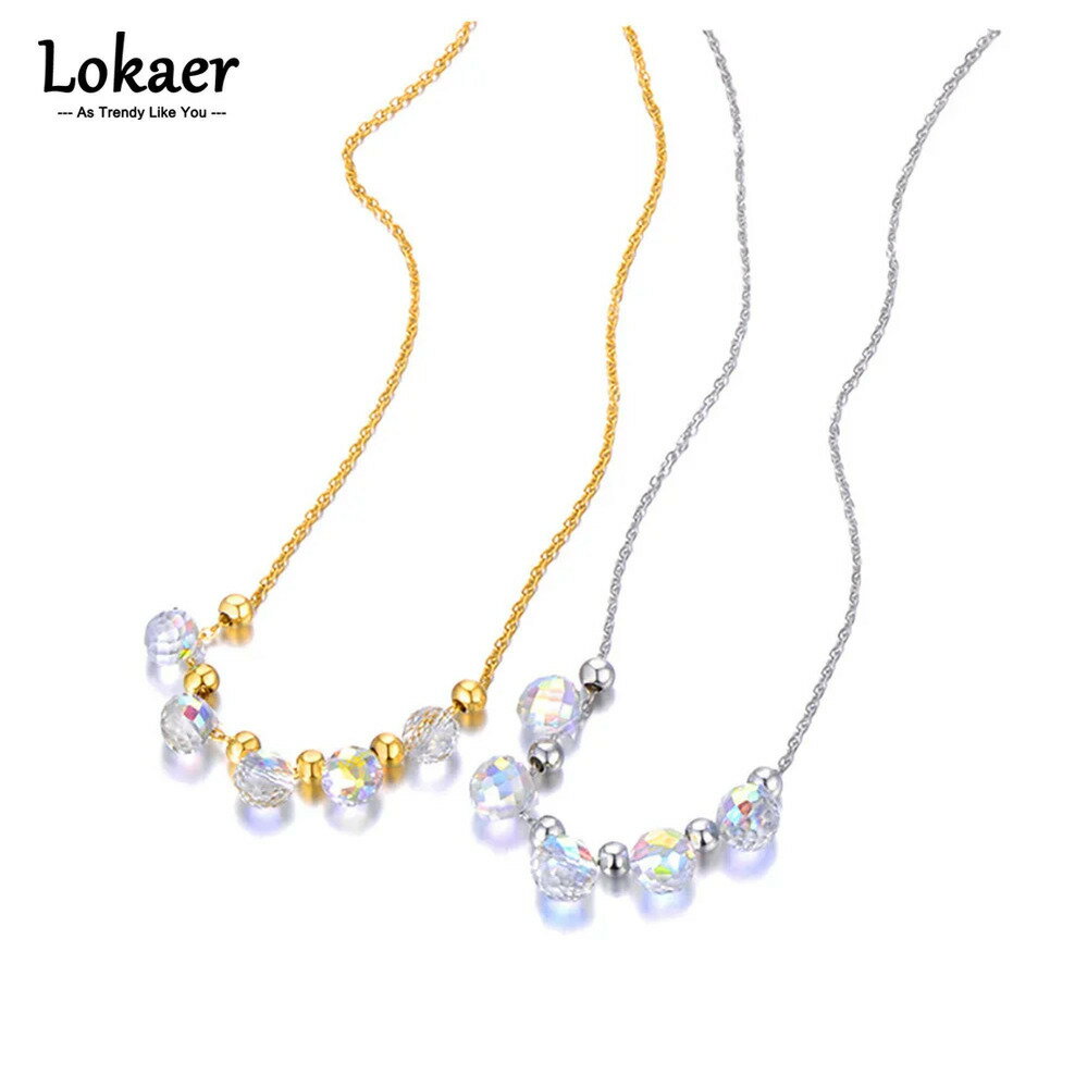 【送料無料】 チョーカー ペンダント ネックレス クリスタル ステンレス レディース ファッション CZ スチール デイリー ジュエリー