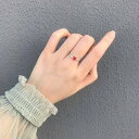 【送料無料】 指輪 リング シルバー カラー 赤 レッド ハート おしゃれ 大人 レディース 女性 シンプル パーティー