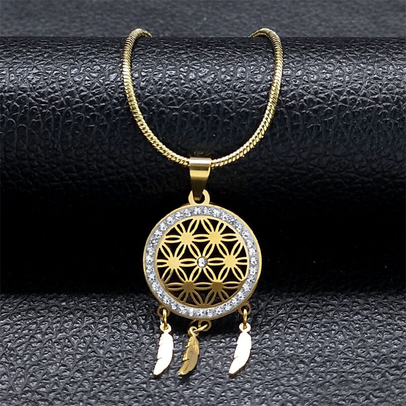 【送料無料】 ネックレス ステンレス ゴールド キャッチ 羽根 メンズ 男性 レディース 女性 ミニマリス..