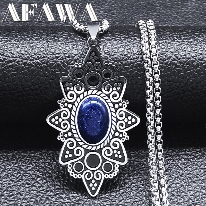 【クーポン利用で3600円】 ペンダント ネックレス 花 フラワー ステンレス チェーン ストーン レディー..