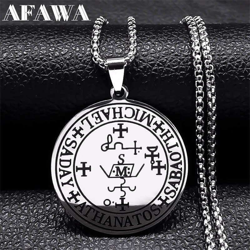 【送料無料】 ペンダント ネックレス ステンレス メタル 金属 レディース 女性 メンズ 男性 シール 大..