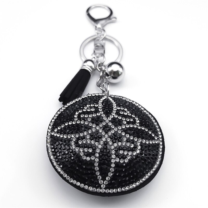 FineJewelrysの【送料無料】 キーホルダー クリスタル シルバー チェーン リボン ノット リング 鍵 レディース 女性 メンズ 男性 魔女 ウィッチ 結び目 キー アロイ カラー タッセル ウィッカ ケルト チャーム キーリング ジュエリー ヌード｜アングル3