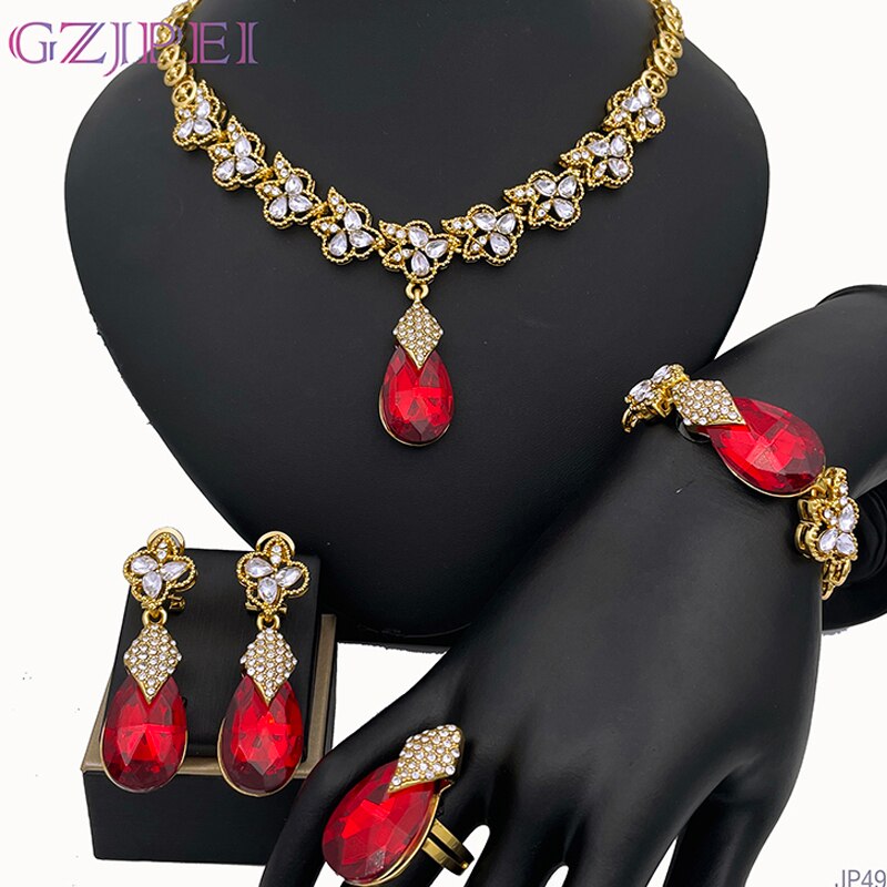 ペンダントピアスネックレスクリスタ...