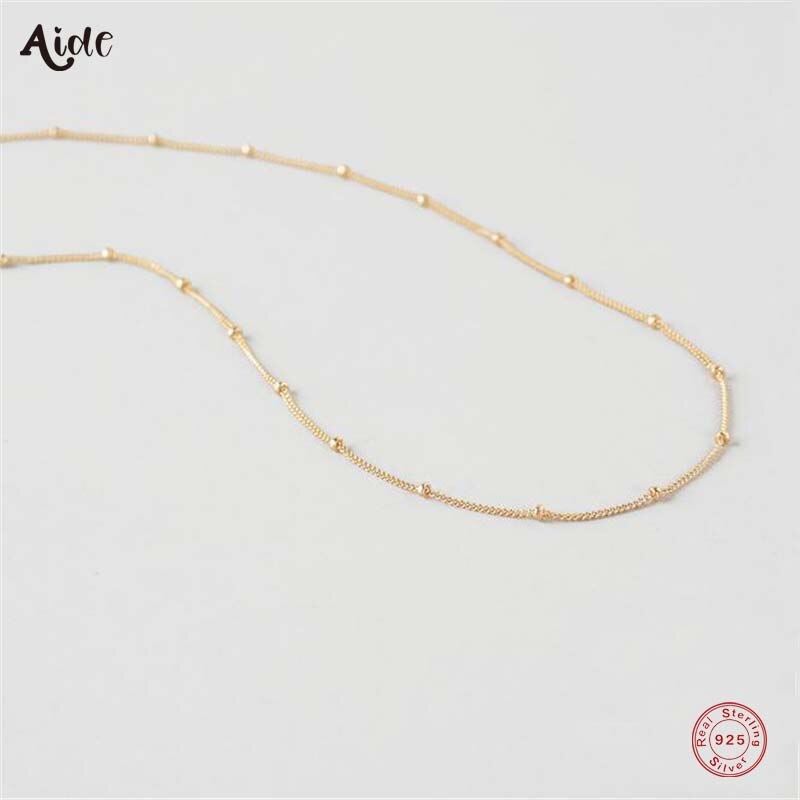 【送料無料】 チョーカー ネックレス フランス シルバー チェーン ビーズ リング レディース 女性 925 スター 星リング スタイル ミニマリスト エレガン...