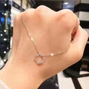 【送料無料】 ペンダント 指輪 リング ネックレス ジルコニア ゴールド シルバー チェーン レディース 女性 S925 スター 星リング ジルコン シャイニー 鎖骨 プレート 14K 結婚式 ウェディング パーティ ギフト ファイン ジュエリー(4)