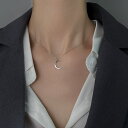 【送料無料】 チョーカー ペンダント ネックレス チェーン 月 レディース 女性 新しい トレンド ムーン 鎖骨 襟 短い ショート ファッション ファイン ジ...