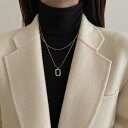 【クーポン利用で4000円】 ペンダント ネックレス チェーン シンプル レディース 女性 二重層 スタイル 装飾 セーター 鎖骨 ファッション ジュエリー