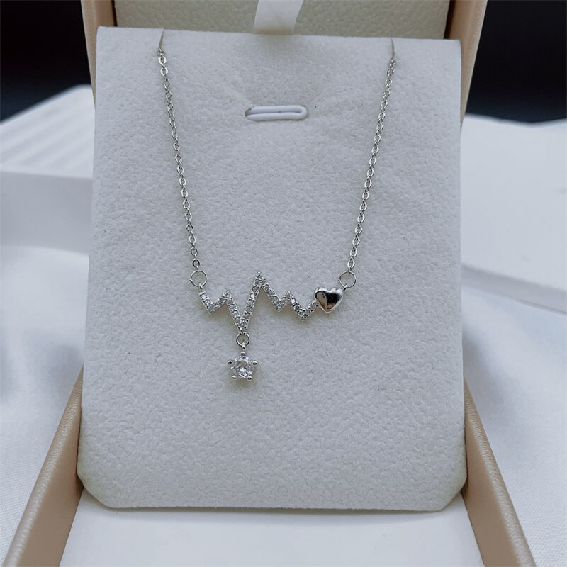 【送料無料】 ペンダント ネックレス ラインストーン ジルコニア シルバー チェーン リング レディース 女性 925 スター 星リング 幾何学 ジルコン 鎖骨...