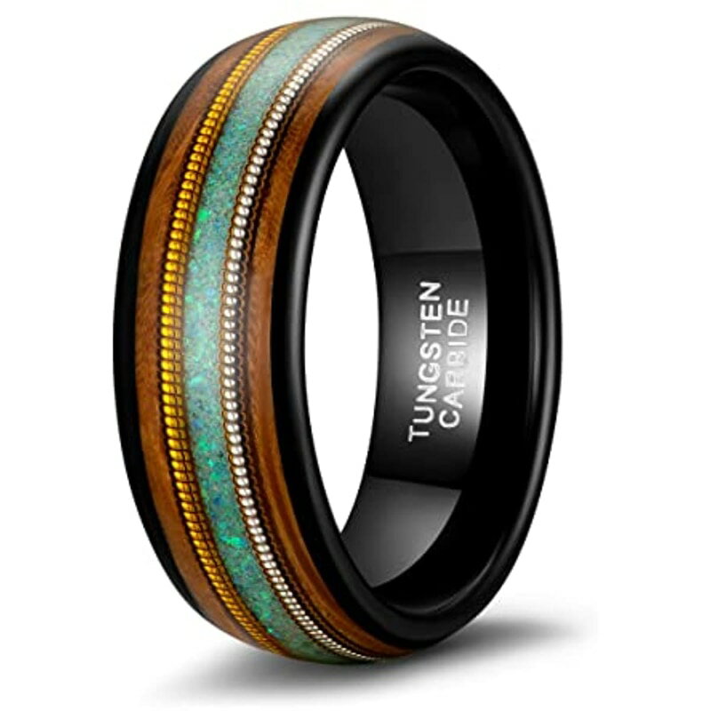 【送料無料】 指輪 リング タングステン 緑 グリーン シルバー オバール スキー 鍵 ギター レディース ..