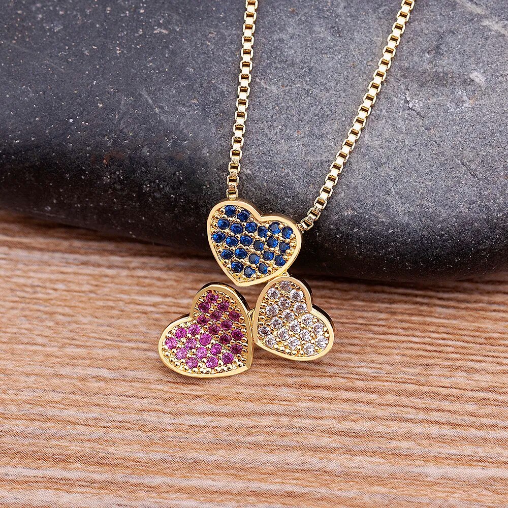 【送料無料】 ペンダント ネックレス チェーン スイーツ フルーツ プラント ハート お菓子 LOVE 果物 植物 レディース ファッション ロマンチック 三つ...