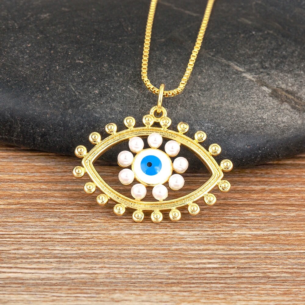 【送料無料】 チョーカー ペンダント ネックレス チェーン トルコ レディース 女性 ファッション 悪 エビル 目 アイズ ラッキー 鍵 ジュエリー エレガント...
