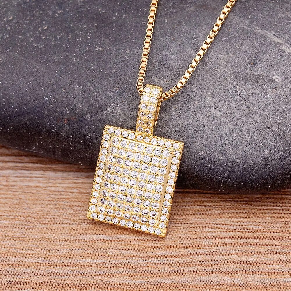 【送料無料】 チョーカー ペンダント ネックレス 白 ホワイト クリスタル ビンテージ スクエア チェーン レディース 女性 ハイ 品質 四角 ジルコン 贅沢 ...