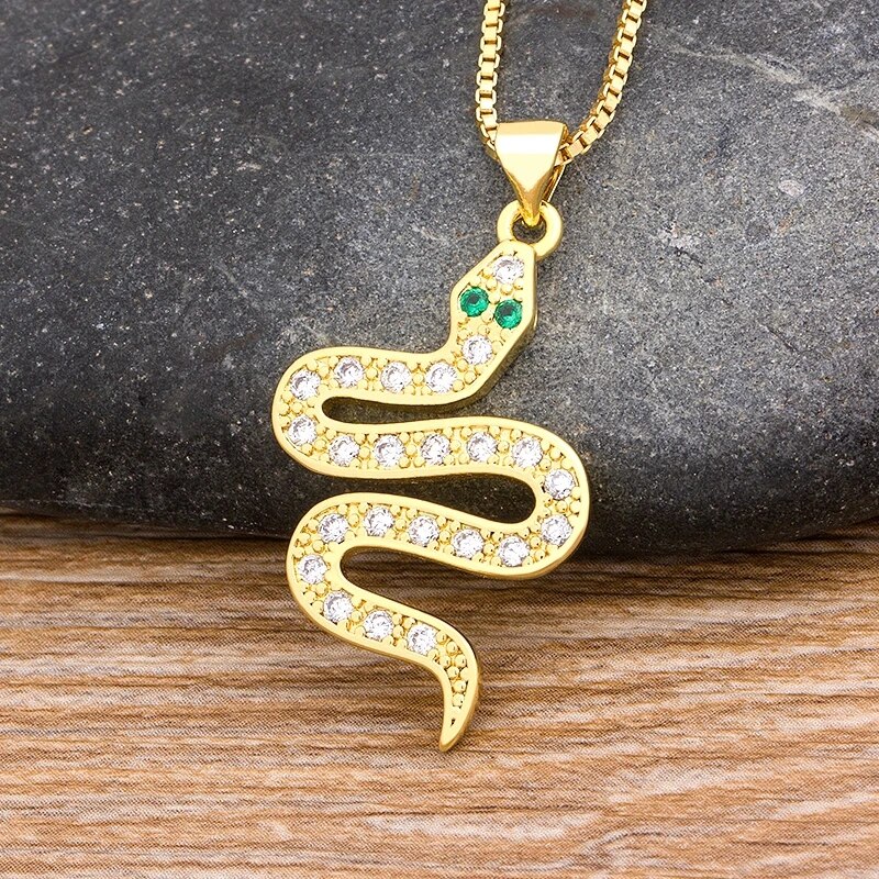 【送料無料】 ペンダント ネックレス 動物 アニマル コッパー チェーン カッパー 銅 ピック レディース 女性 メンズ 男性 ファッション 蛇 スネイク ヘビ...