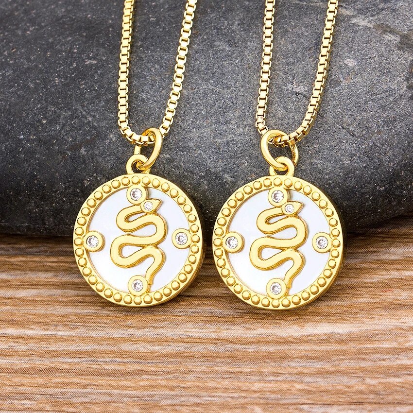 【送料無料】 ペンダント 動物 アニマル コッパー カッパー 銅 レディース 女性 ハイ 品質 ジルコン 蛇 スネイク ヘビ ファッション かわいい ジュエリー...