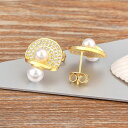 【クーポン利用で4500円】 ピアス ゴールド シルバー プラント パール 真珠 植物 レディース 女性 トップ 品質 ナチュラル 淡水 スタッド カラー かわいい キノコ マッシュルーム 形 シェープ 耳 イヤー ジュエリー アクセサリー(4)
