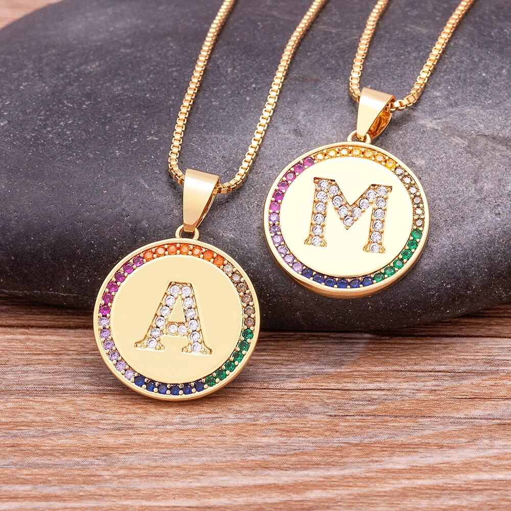 【送料無料】 チョーカー ネックレス クリスタル イニシャル A-Z チェーン レディース 女性 ホット 26 レター AZ カラフル ステートメント キラキラ...