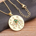 【クーポン利用で4230円】 ペンダント ネックレス ラインストーン 動物 アニマル クリスタル チェーン ロング ゾウ レディース 女性 かわいい ラッキー ...
