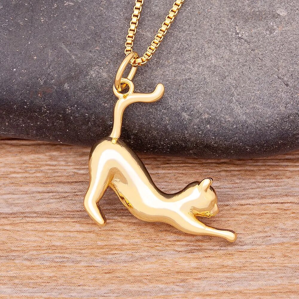 【送料無料】 ペンダント ネックレス 動物 アニマル ゴールド コッパー チェーン カッパー ヒョウ ハート レディース 女性 メンズ 男性 ファッション パン...
