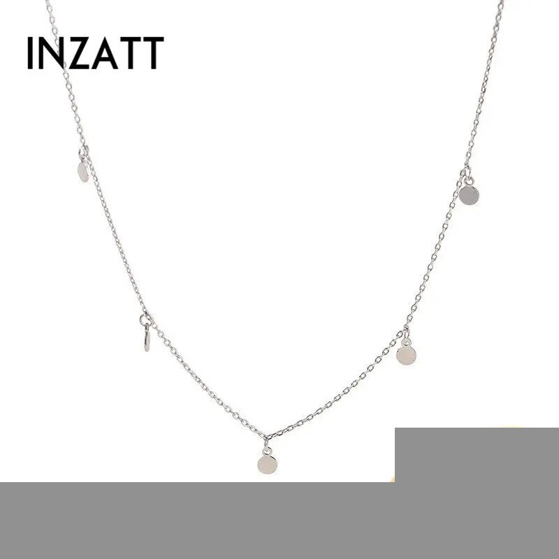 【送料無料】 チョーカー ネックレス シルバー ラウンド リング レディース 女性 リアル 925 スター 星リング 幾何学 ファッション パーティ ファイン ...