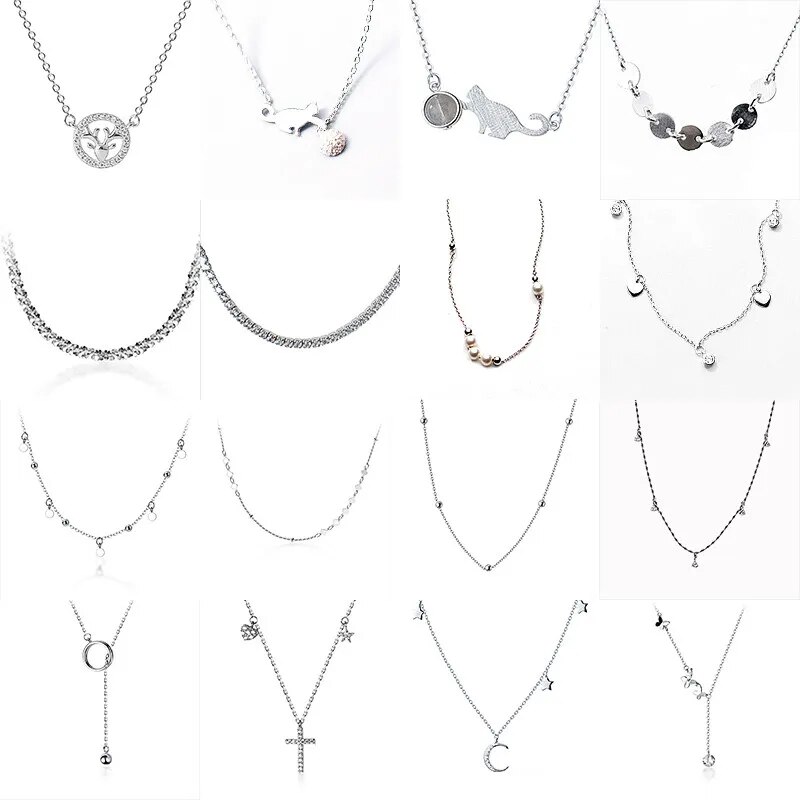 【送料無料】 チョーカー ネックレス ジルコニア シルバー ビーズ リング 月 星 レディース 女性 リアル 925 スターリング ジルコン ムーン スター フ...