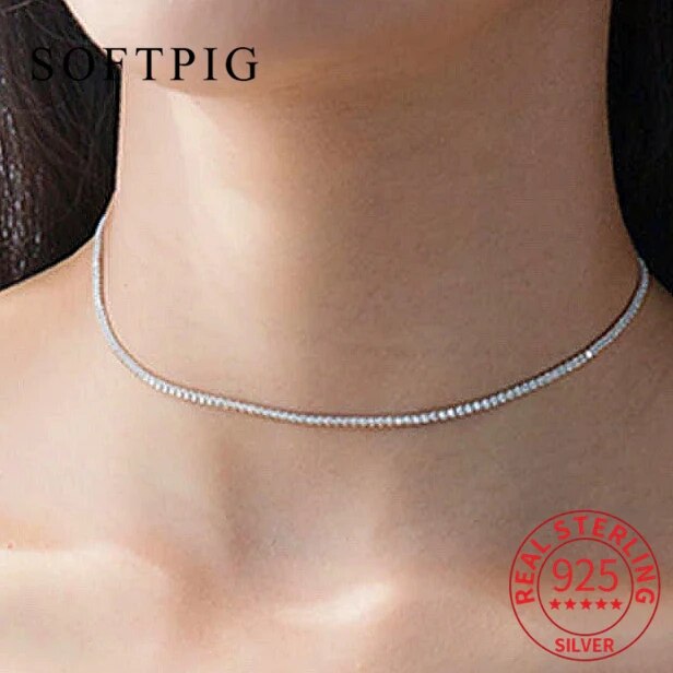 【送料無料】 チョーカー ネックレス ジルコニア シルバー チェーン リング レディース 女性 リアル 925 スター 星リング ジルコン ファッション パーティ ミニマリスト ファイン ジュエリー ボヘミア ビジュー