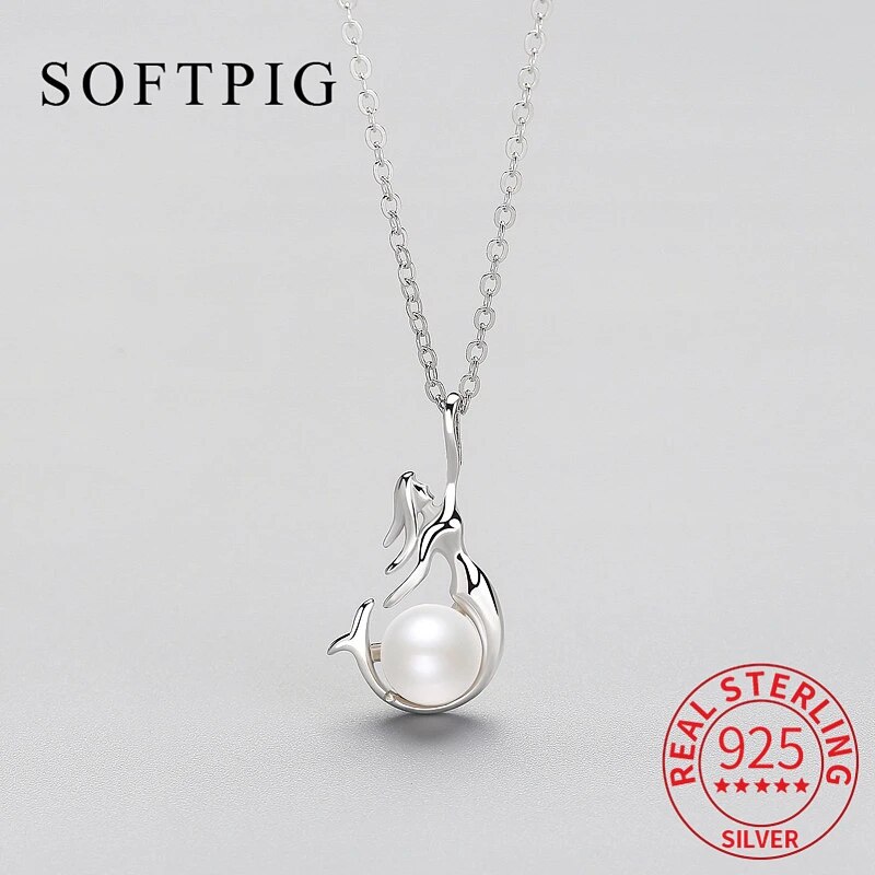 【送料無料】 ペンダント ネックレス シルバー パール 真珠 リング レディース 女性 エレガント 925 スター 星リング 淡水 マーメイド チャーム 婚約 ...