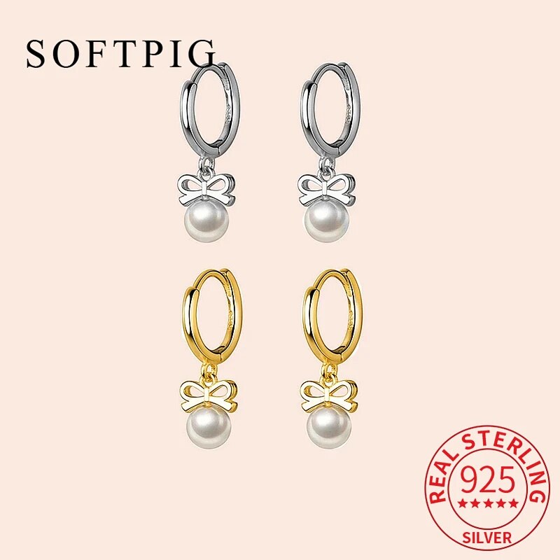 【送料無料】 ペンダント ピアス ゴールド シルバー ラウンド リボン パール 真珠 フープ リング レディース 女性 リアル 925 スター 星リング ボウノット 18K かわいい ファイン ジュエリー アクセサリー