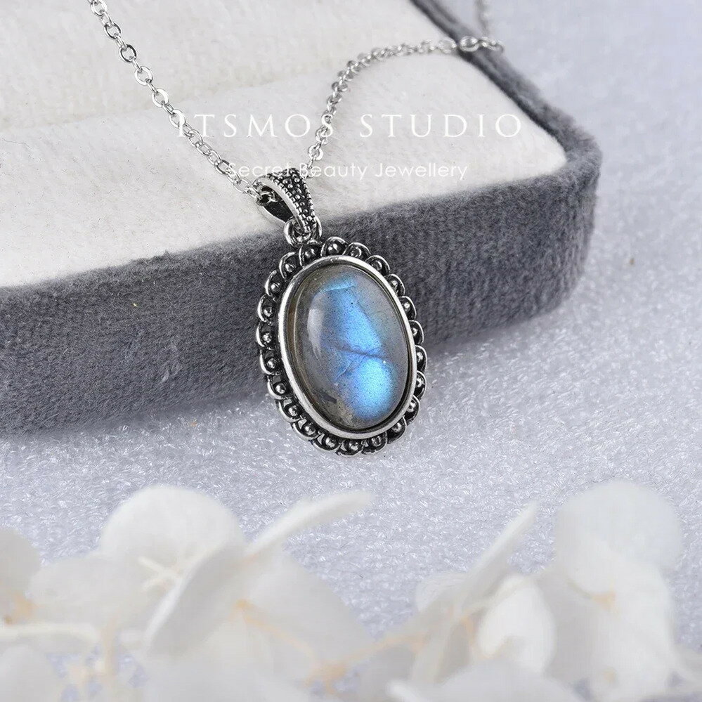 ペンダントネックレスビンテージシル...