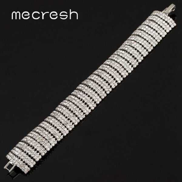 【送料無料】 バングル レディース ゴールド クラシック ラインストーン おしゃれ 大人 ワイド 結婚式 ウェディング ブレスレット シンプル シルバー カラー...