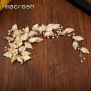 【送料無料】 コーム くし ウェディング ゴールド カラー 花 フラワー ブライダル おしゃれ 大人 ヘア ティアラ 結婚式 アクセサリー ハンドメイド 葉 ヘ...