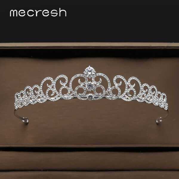 【クーポン利用で6420円】 ティアラ クリスタル ジルコニア ブライダル レディース 女性 大人 かわいい おしゃれ ヘッドバンド プリンセス クラウン ジル...