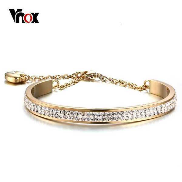 【送料無料】 バングル ブレスレット ハート クリスタル ステンレス レディース おしゃれ エレガント パーティー チャーム カフ 結婚式 アクセサリー ジュエ...