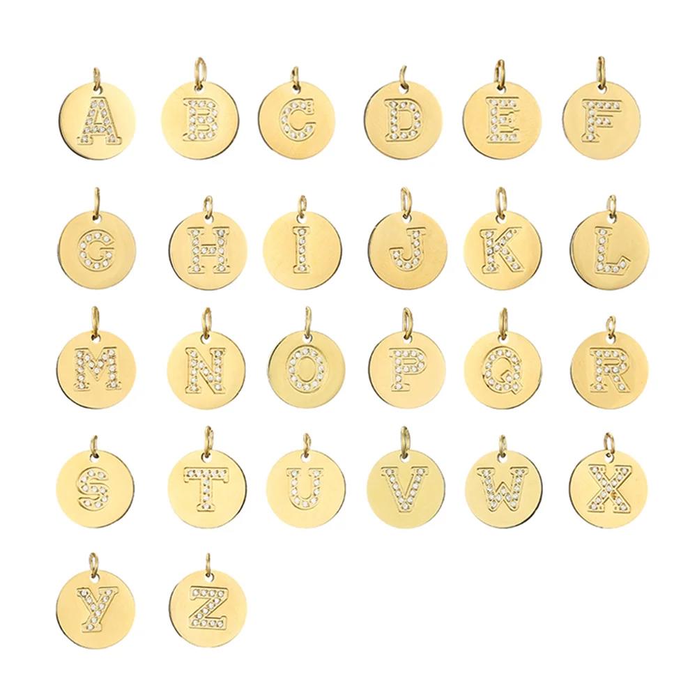 海外からの発送となりお届けに2週間程度を頂いております。予めご了承くださいませ。商品名ステンレス スチール レター ペンダント 26 イニシャル DIY ジュエリー メイキング アクセサリー ゴールド 金 カラー 組み合わせ コンビネーショ...