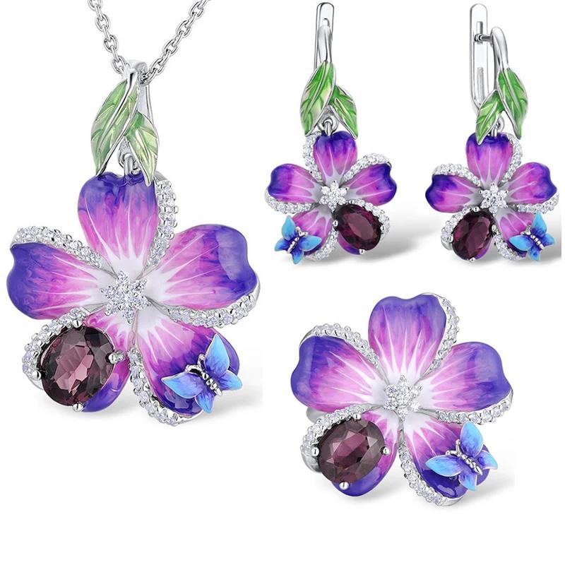 【クーポン利用で9160円】 ピアス 指輪 リング ネックレス シルバー レディース トレンド セット カラー ボヘミア カラフル ジュエリー OL ガール ギフト